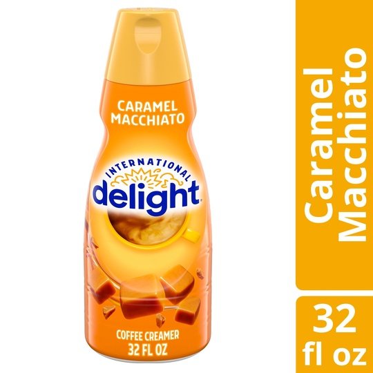 International Delight Caramel Macchiato Coffee Creamer, 32 fl oz Bottle