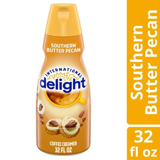 International Delight Southern Butter Pecan Coffee Creamer, 32 fl oz Bottle