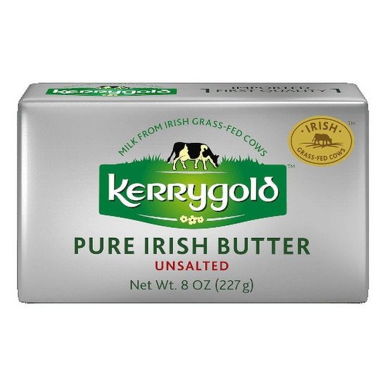 Kerrygold Grass-Fed Unsalted Pure Irish Butter Foil, 8 oz