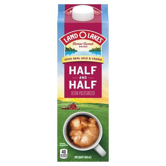 Land O Lakes Traditional Half And Half, 1 Quart