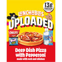 Lunchables Uploaded Deep Dish Pizza with Perpperoni Kids Lunch Meal Kit, 15.12 Oz Box