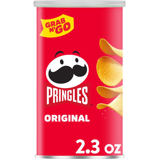 Pringles Original Potato Crisps Chips, 2.3 oz