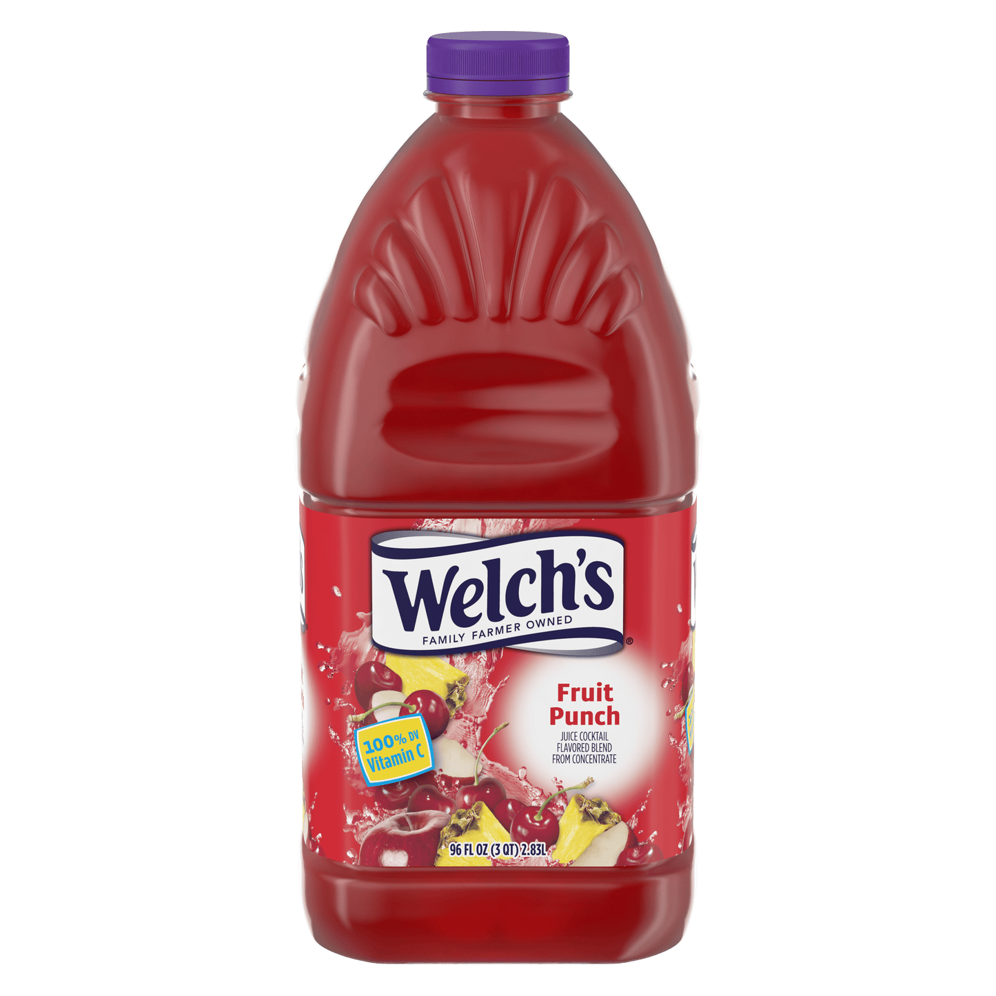 Welch's Fruit Punch Juice Cocktail, 96 fl oz Bottle