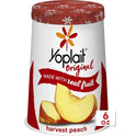 Yoplait Original Harvest Peach Low Fat Yogurt, 6 OZ Yogurt Cup