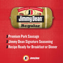 Jimmy Dean Premium Pork Regular Sausage Roll, 16 oz