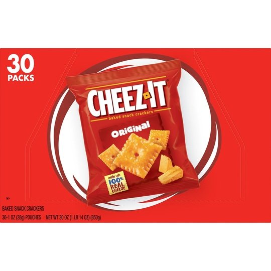 Cheez-It Original Cheese Crackers, 30 oz, 30 Count