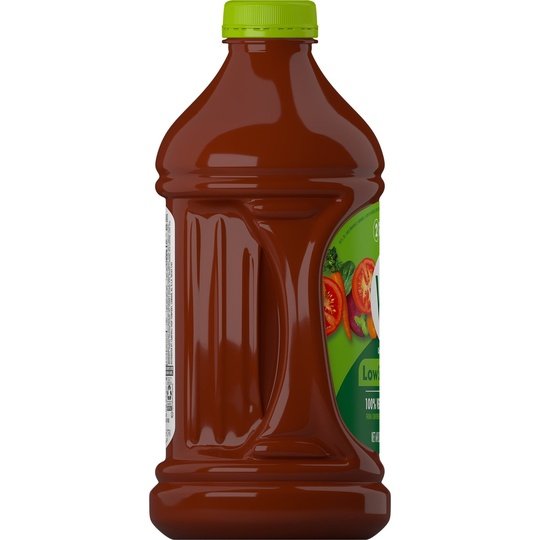 V8 Low Sodium Original 100% Vegetable Juice, 64 fl oz Bottle