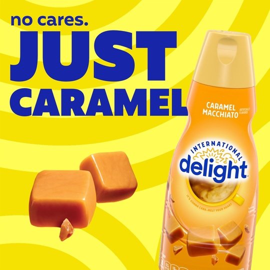 International Delight Caramel Macchiato Coffee Creamer, 32 fl oz Bottle