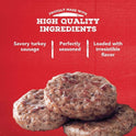 Jimmy Dean Fully Cooked Turkey Sausage Patties, 8 Count