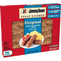 Jimmy Dean Fully Cooked Original Pork Sausage Links, 9.6 oz, 12 Count