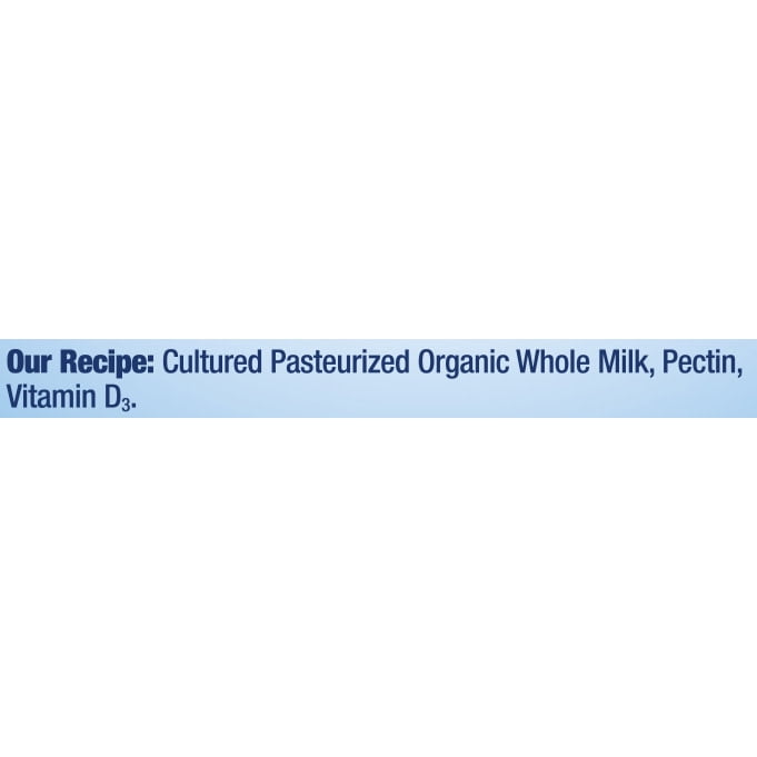 Stonyfield Organic Whole Milk Probiotic Yogurt, Plain, 32 oz.