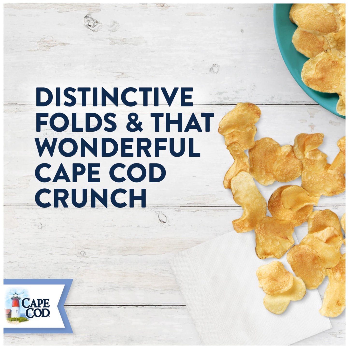 Cape Cod Potato Chips, Original Kettle Cooked Chips, 8 oz