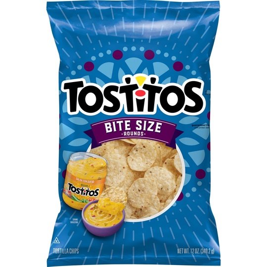 Tostitos Bite Size Tortilla Round Chips, 12 oz