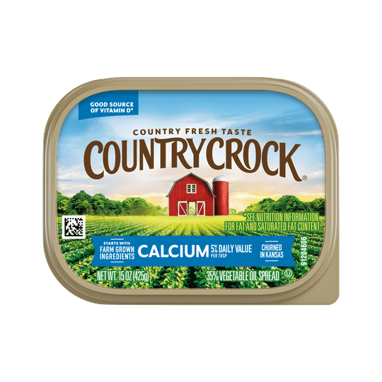 Country Crock Calcium Buttery Spread, 15 oz Tub (Refrigerated)