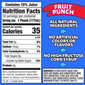 Capri Sun Fruit Punch Juice Box Pouches, 10 ct Box, 6 fl oz Pouches