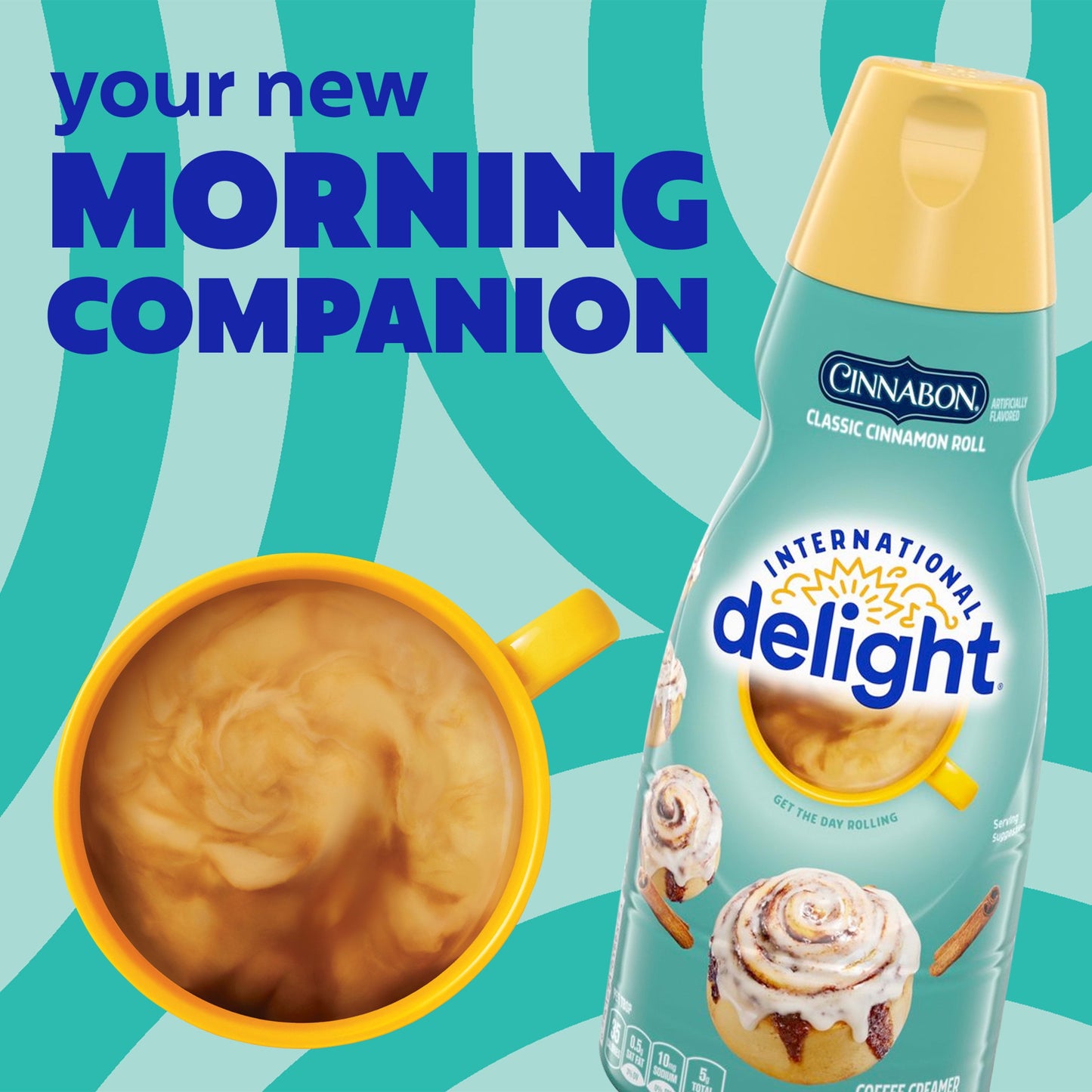 International Delight Cinnabon (R) Coffee Creamer, 32 fl oz Bottle