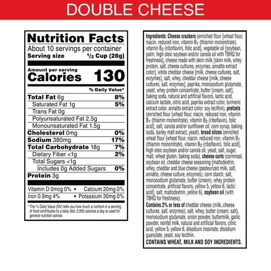 Cheez-It Double Cheese Snack Mix, 9.75 oz