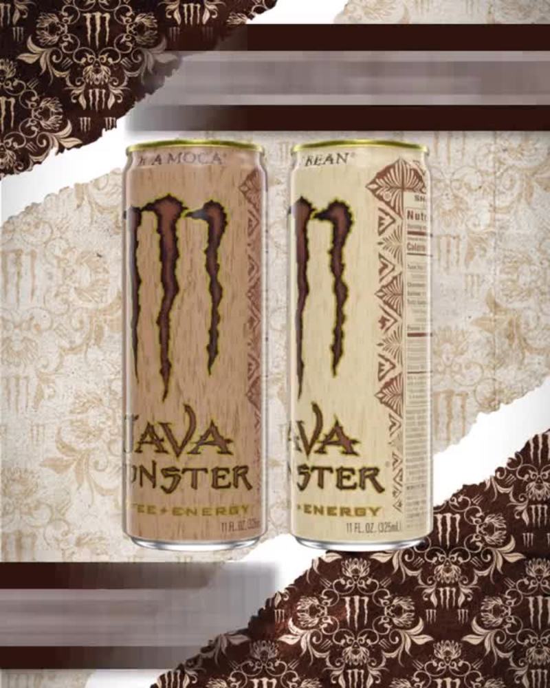 Java Monster, Mean Bean, Coffee + Energy Drink, 11 fl oz, 6 Pack