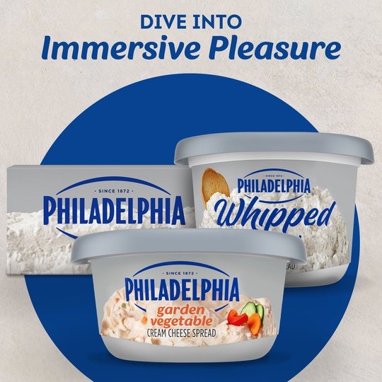 Philadelphia Garden Vegetable Cream Cheese Spread, 7.5 oz Tub