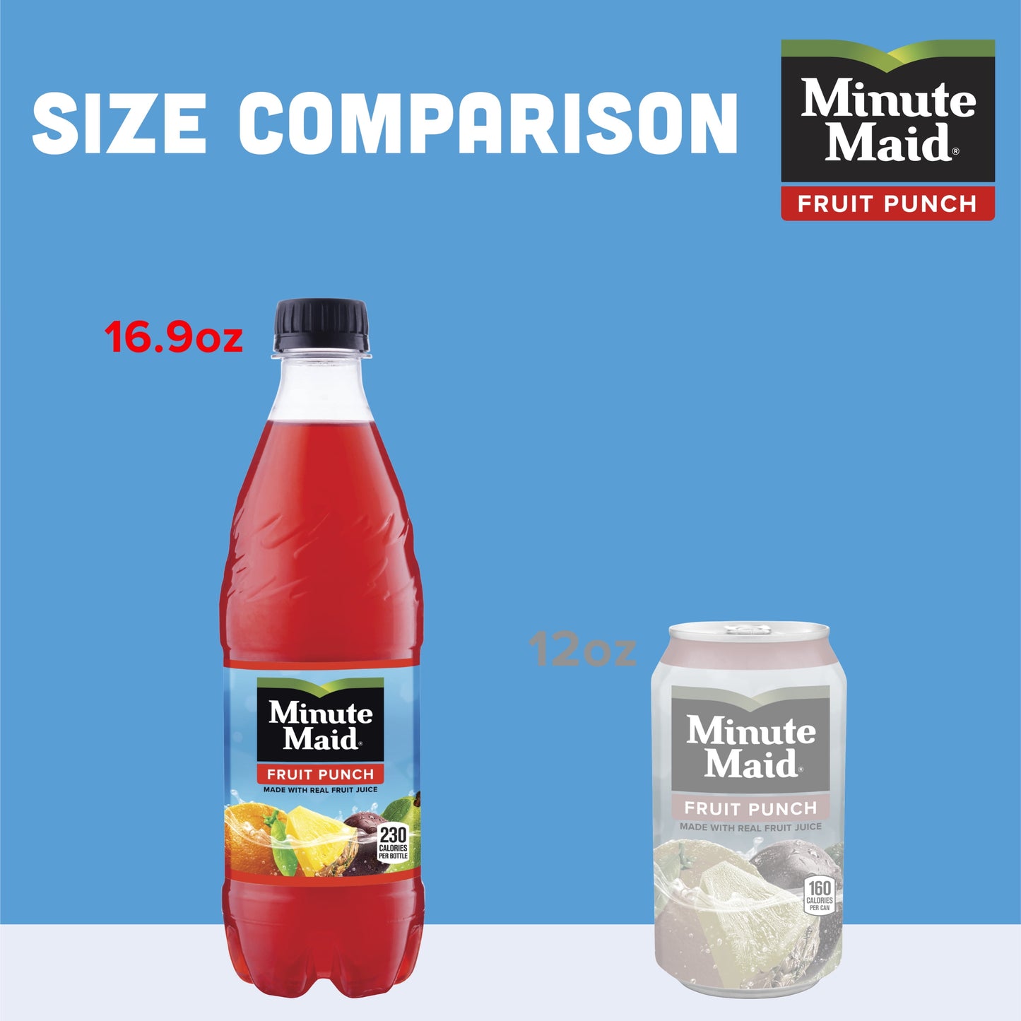 Minute Maid Fruit Punch Juice, 16.9 fl oz, 6 Bottles