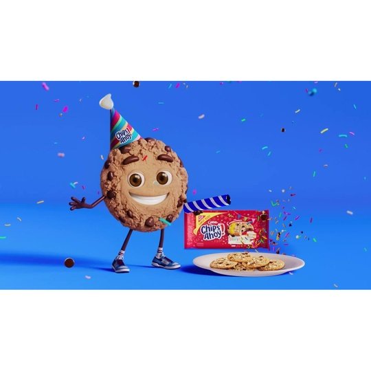 CHIPS AHOY! Chewy Confetti Cake Chocolate Chip Cookies with Sprinkles, Family Size, 14.38 oz