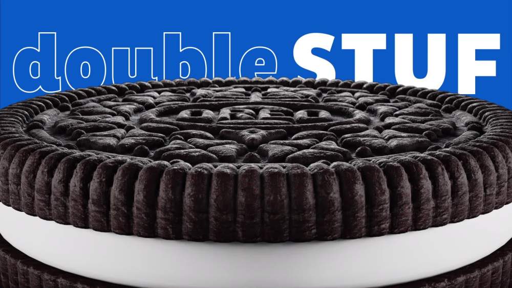 OREO Double Stuf Chocolate Sandwich Cookies, Party Size, 26.7 oz